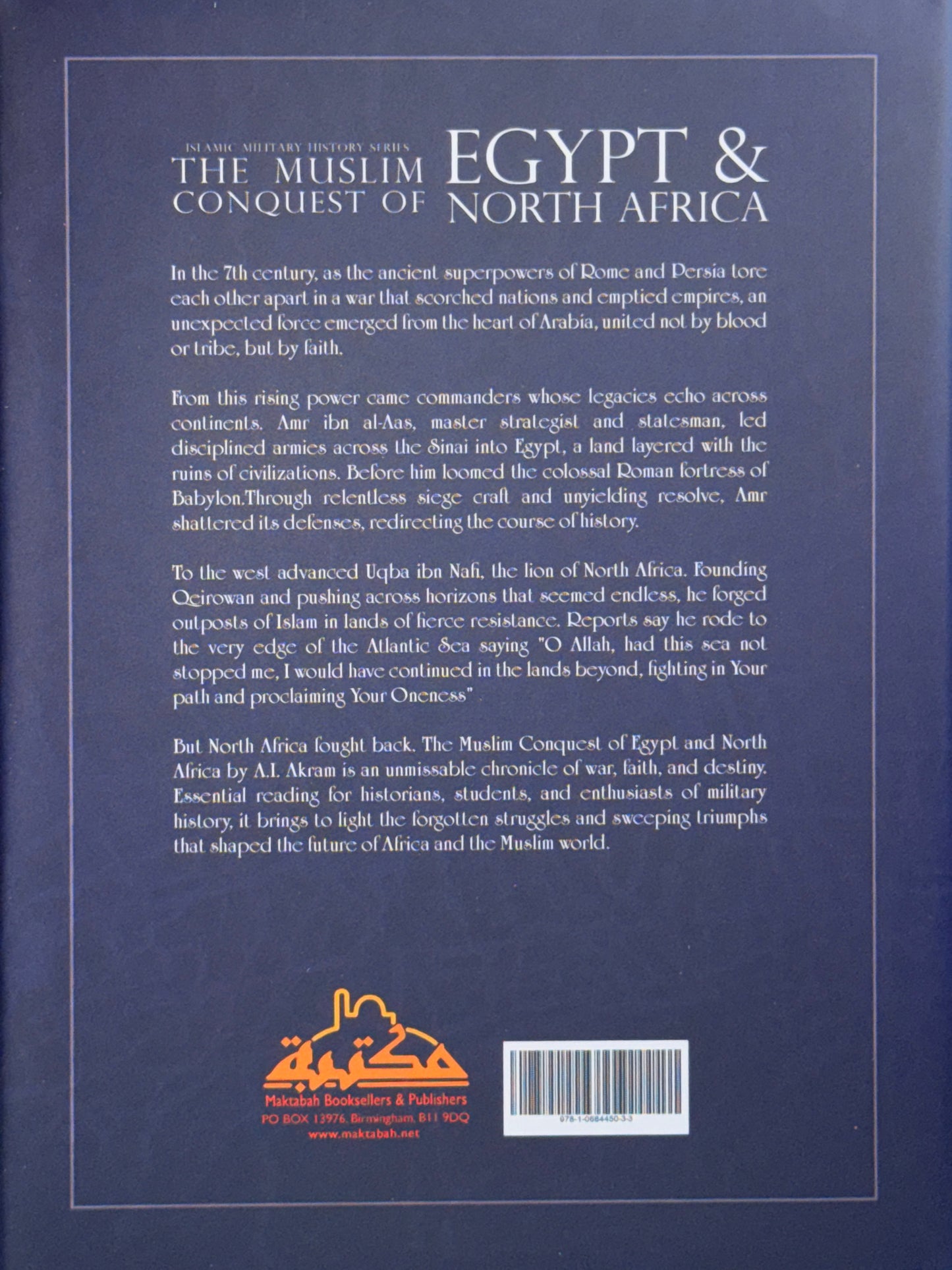 The Muslim Conquest of Egypt & North Africa