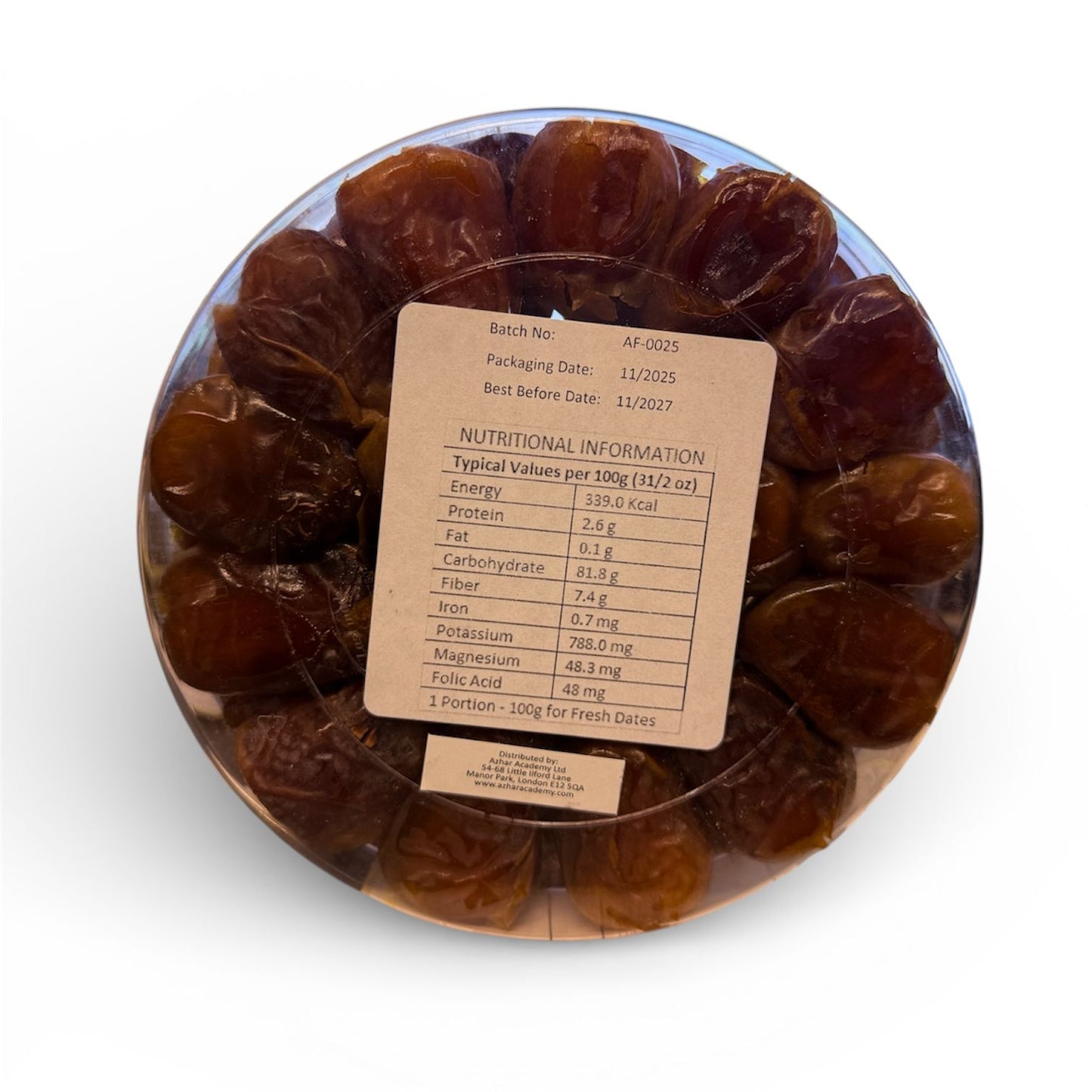 SUKKARI RUTAB (SAUDI ARABIA) Plastic Tub 500g