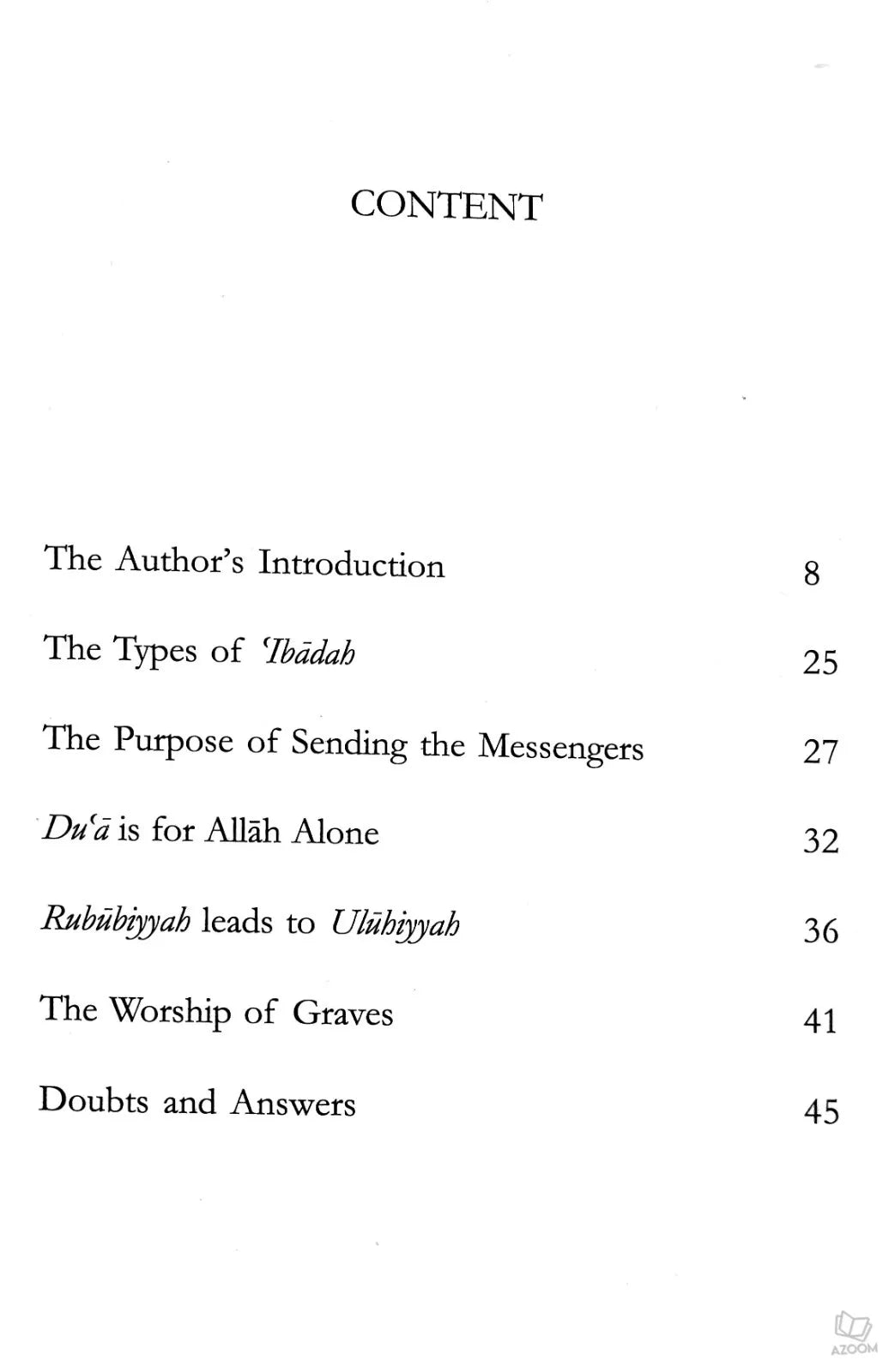 The Purification of Tawhid