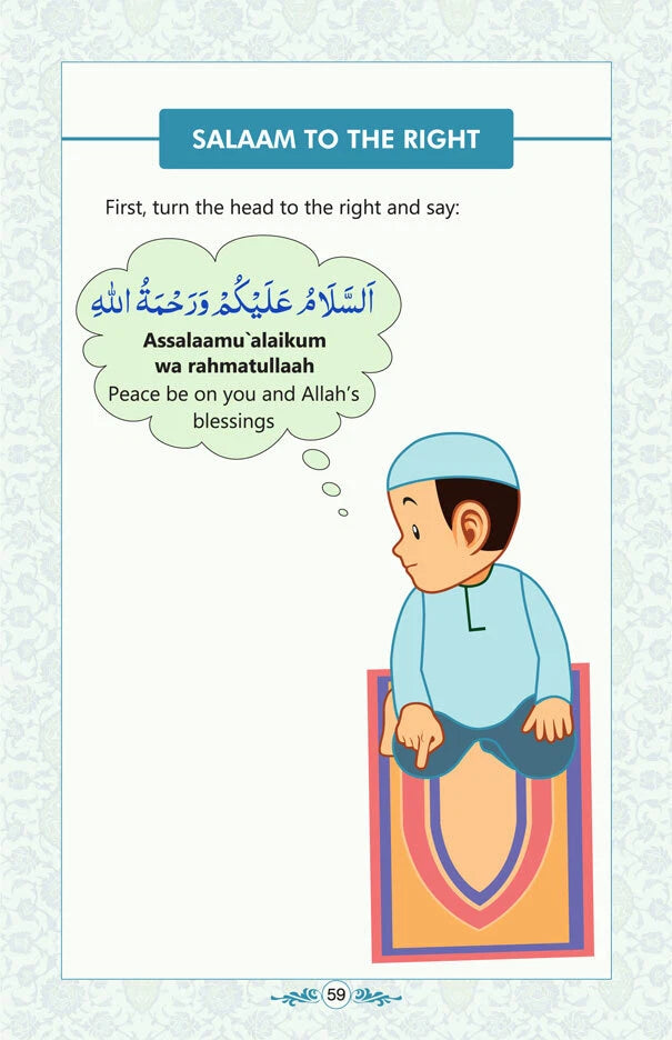 Salat for Children with Illustrations (Boys)