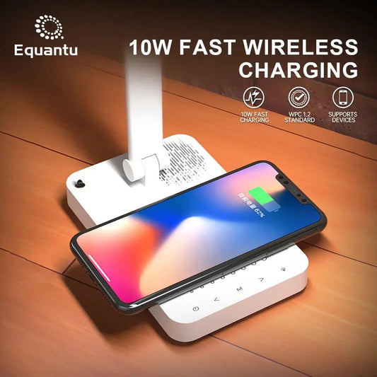 LED Table Lamp Quran Speaker with Built in Wireless Charging (SQ905)