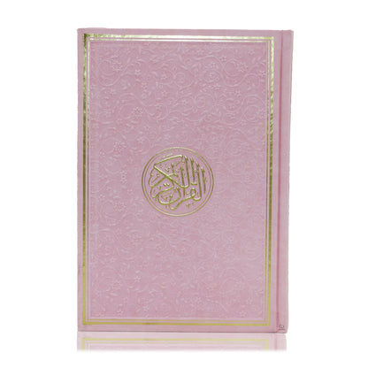 Rainbow Coloured Quran - Light Pink (Small Size)