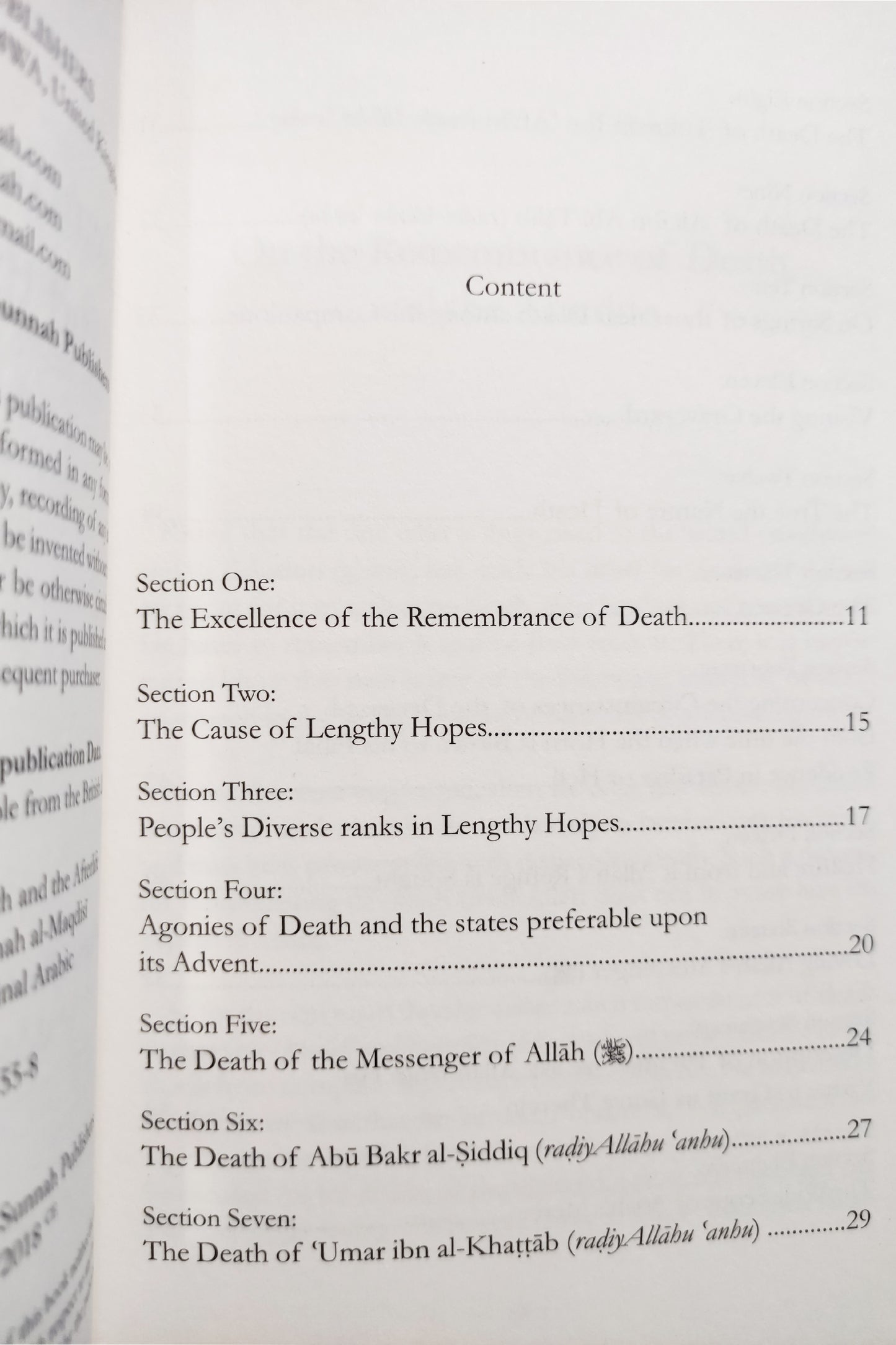 The Remembrance of Death and the Afterlife
