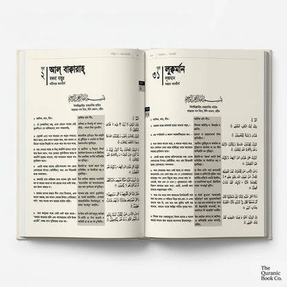 Bangla Holy Quran Arabic Text with Bangla Translation and Transliteration