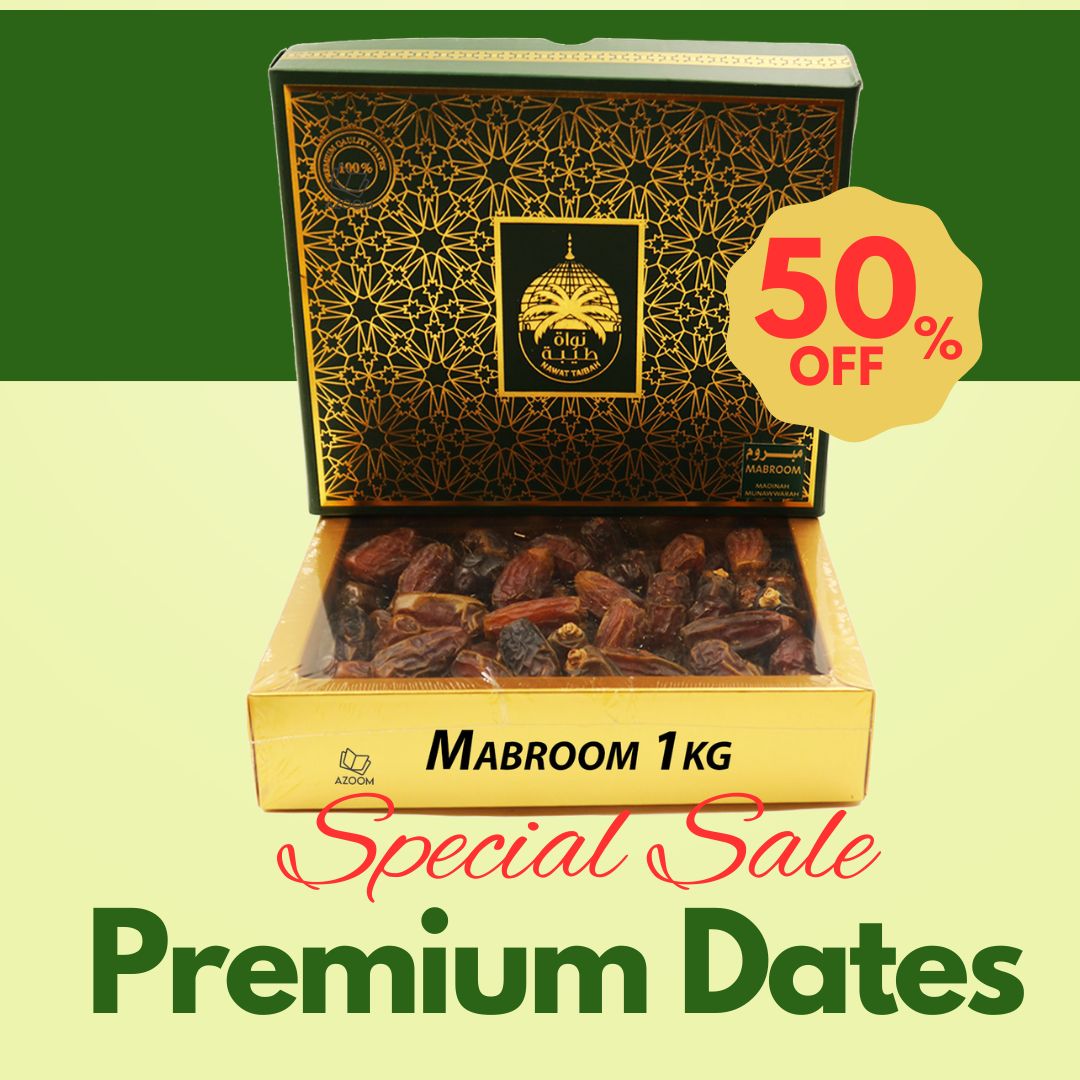 Sale: Premium Quality Dates - Mabroom (1kg) (Expiry 12/2025)