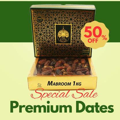 Sale: Premium Quality Dates - Mabroom (1kg) (Expiry 12/2025)
