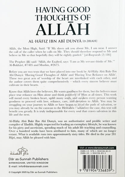 Having Good Thoughts of Allah