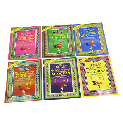 Iqra The Quick Method of Learning to Read Al Quran (6 Book Set)