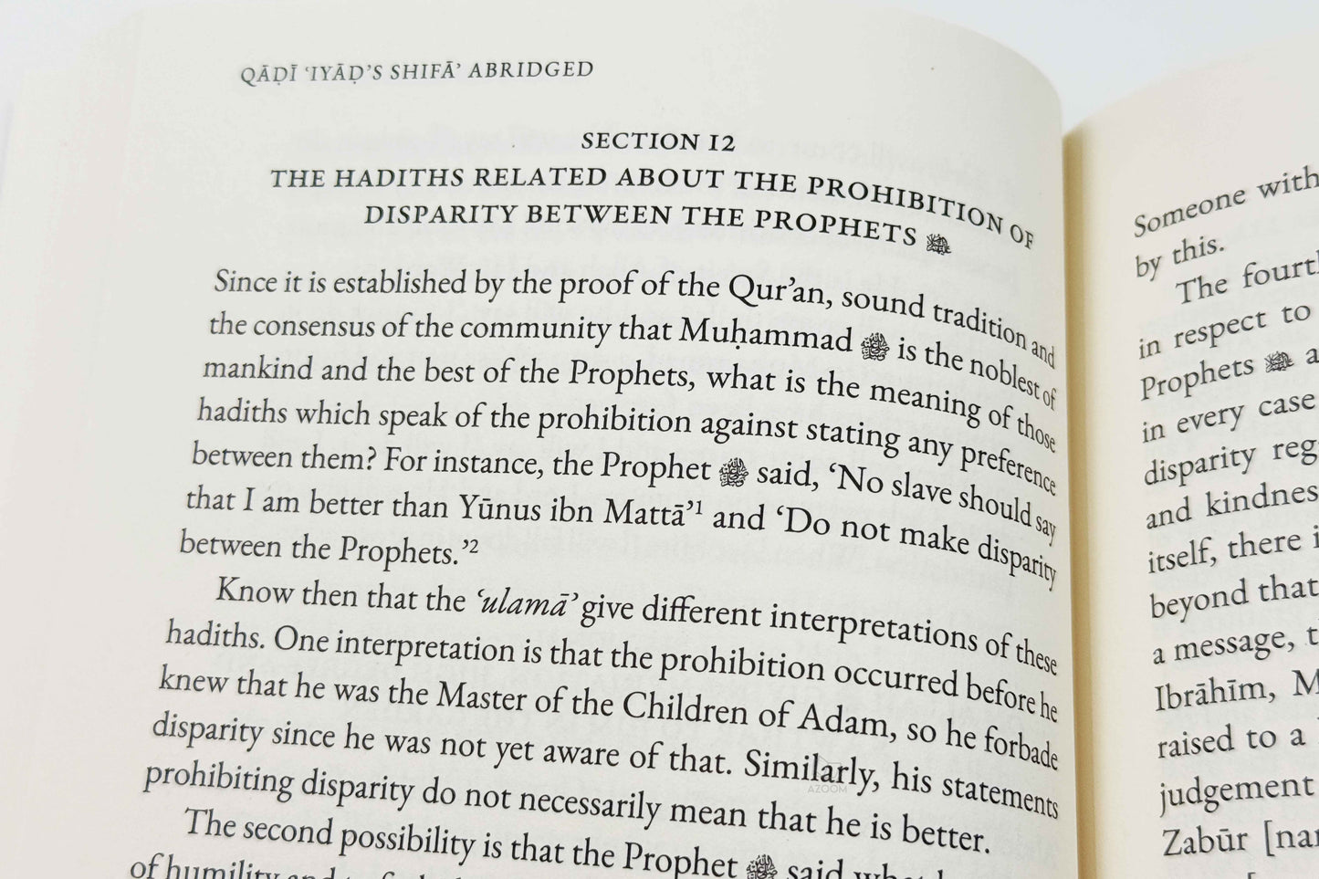 Qadi Iyad’s Shifa Abridged