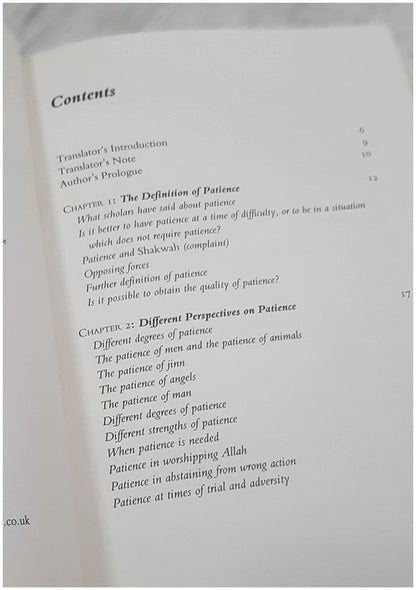 Patience and Gratitude