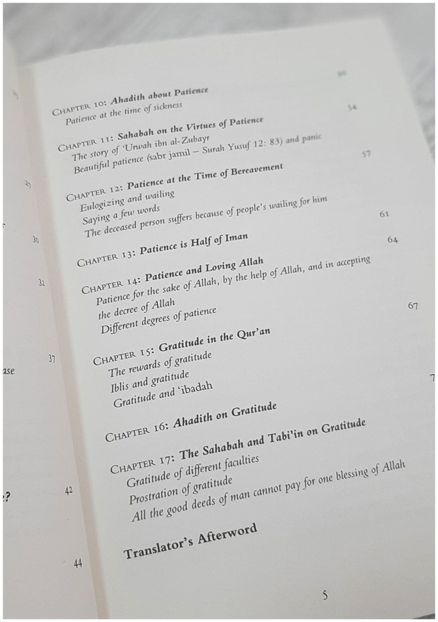 Patience and Gratitude