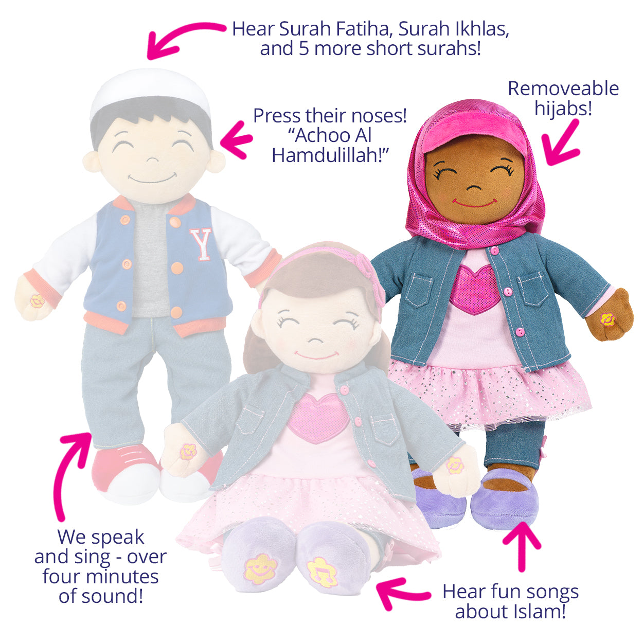 Aisha English/Arabic Speaking Doll