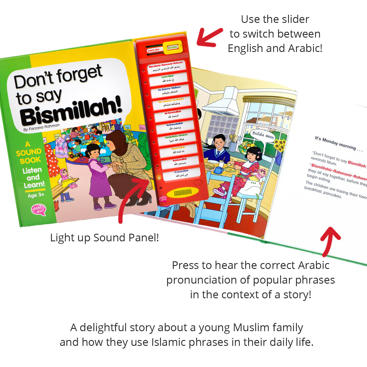 Don’t Forget to Say Bismillah Story Sound Book