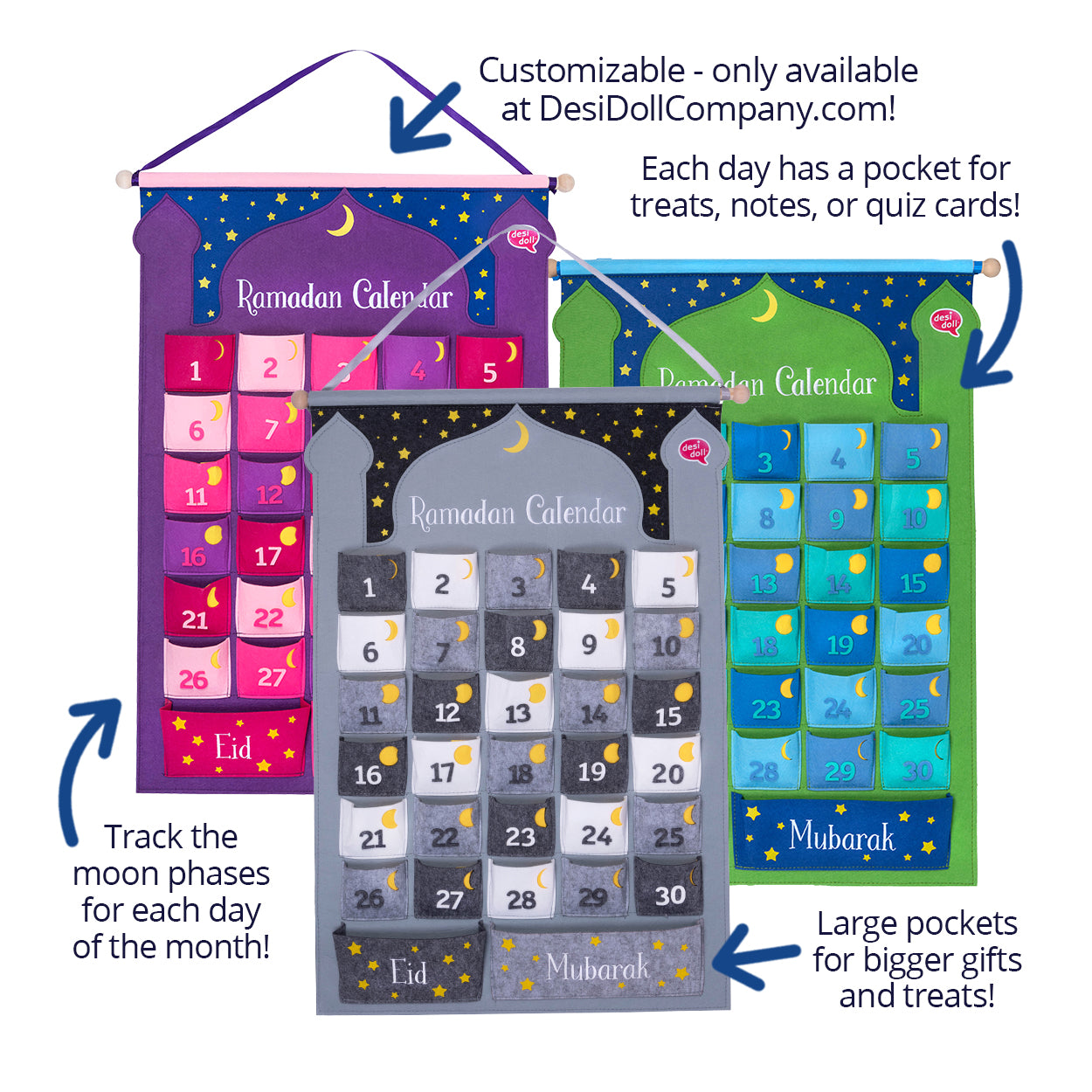 Ramadan Calendars Wall-Hanging