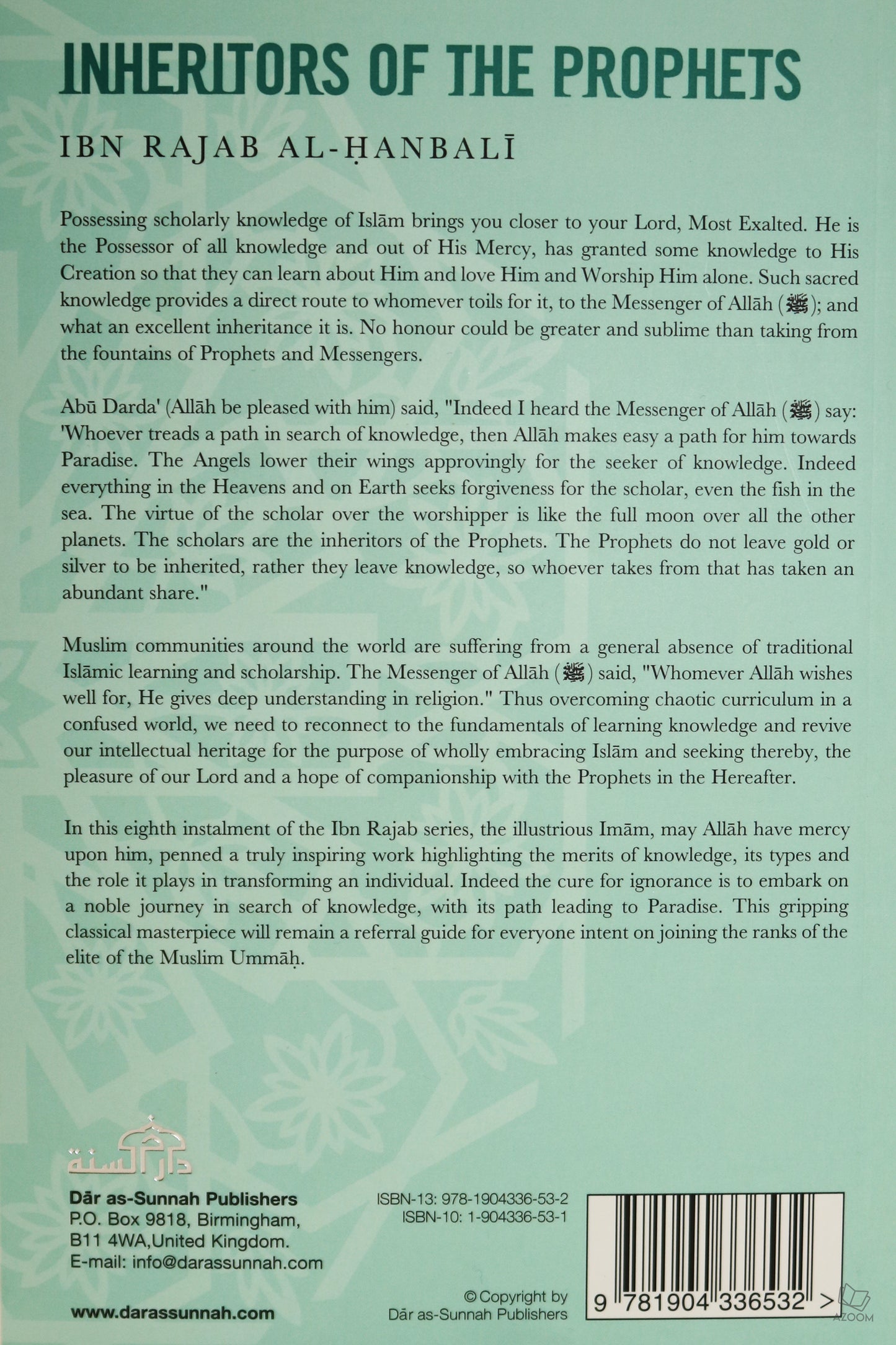 Inheritors of the Prophets