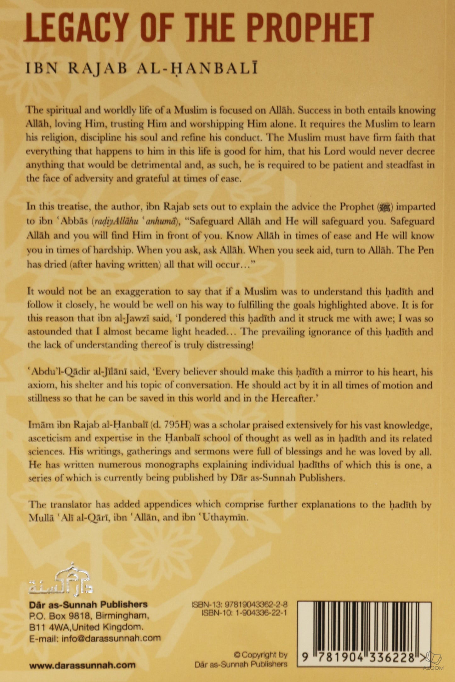 The Legacy of the Prophet