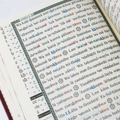 Tajweed Quran with English Translation & Transliteration (Pocket Size 8x12cm)