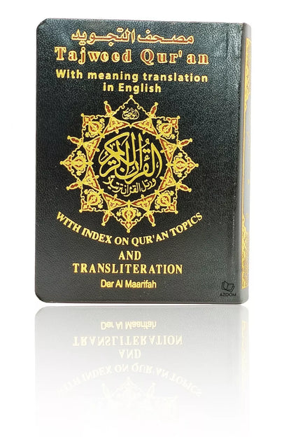Tajweed Quran with English Translation & Transliteration (Pocket Size 8x12cm)