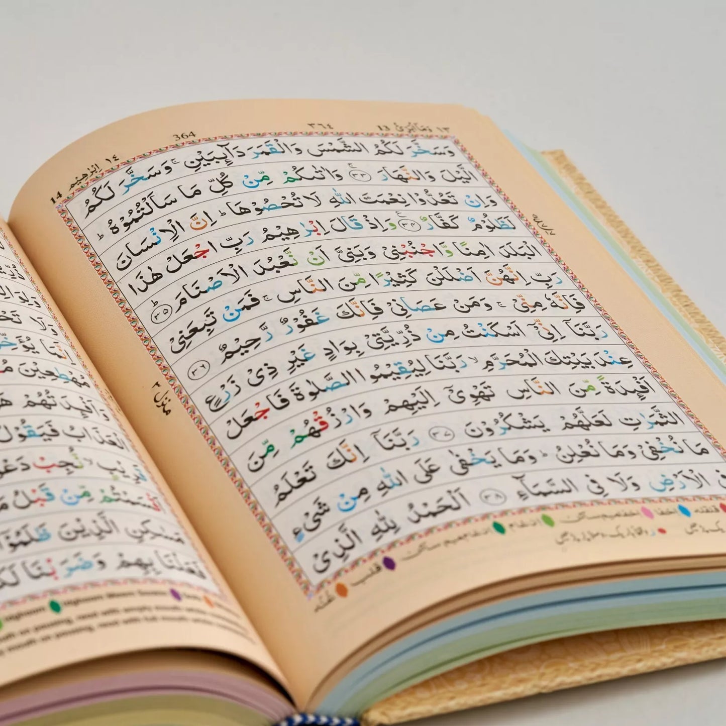 The Holy Quran: Colour Coded Tajweed Rules & Manzils (With Slipcase)