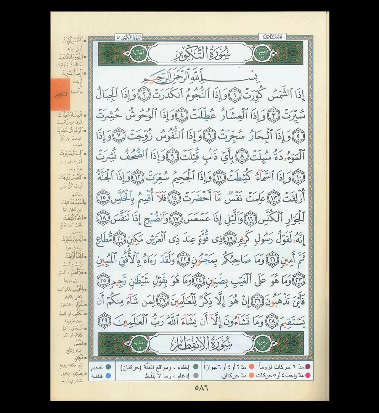 Tajweed Juz Amma Part 30 (Arabic Only)