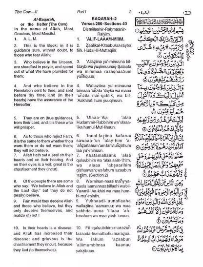The Holy Quran with English Translation & Roman Transliteration