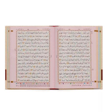Holy Quran Tajweed Rules with Manzils (Ref. 123)
