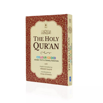 Holy Quran Colour Coded with English Translation & Transliteration (Slip Case)