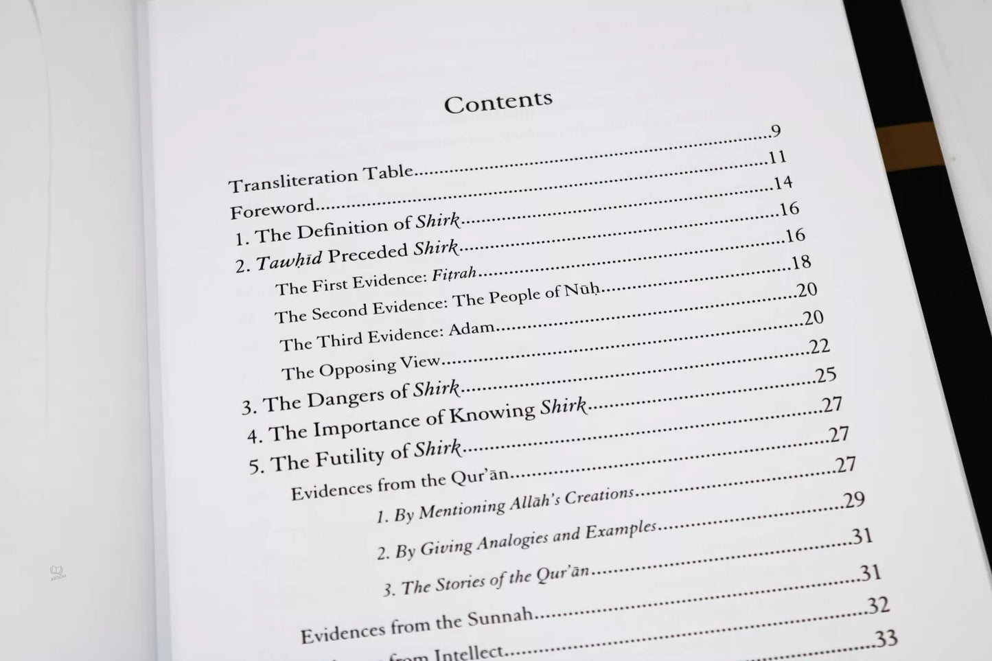 An Explanation of Kashf al-Shubuhat - A Critical Study of Shirk