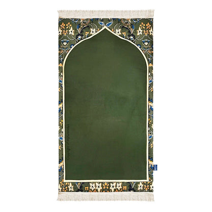 Adult Padded Prayer Mat with Madinah Elegance Design