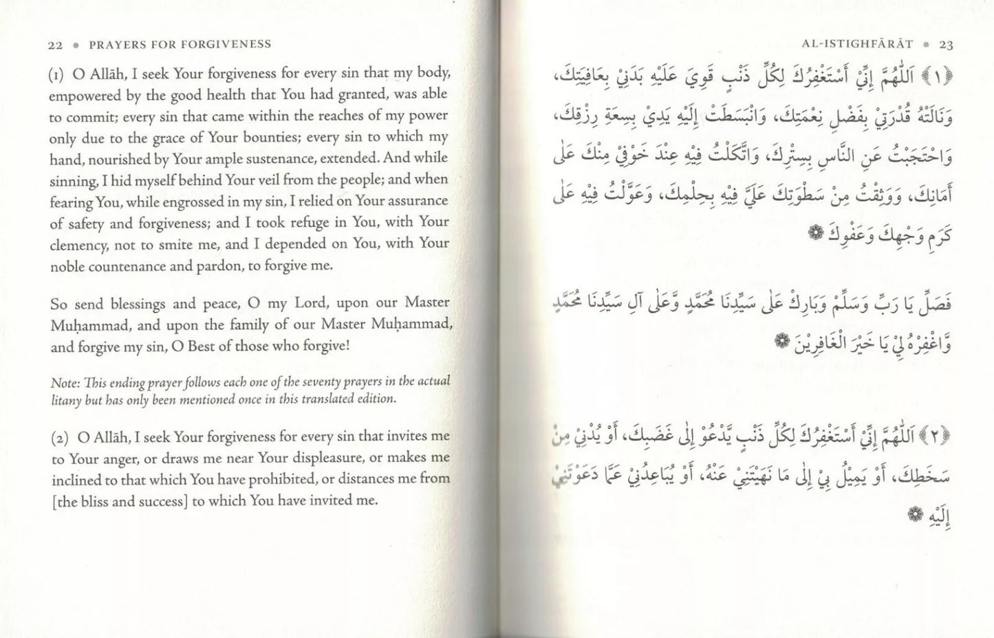 Prayers for Forgiveness