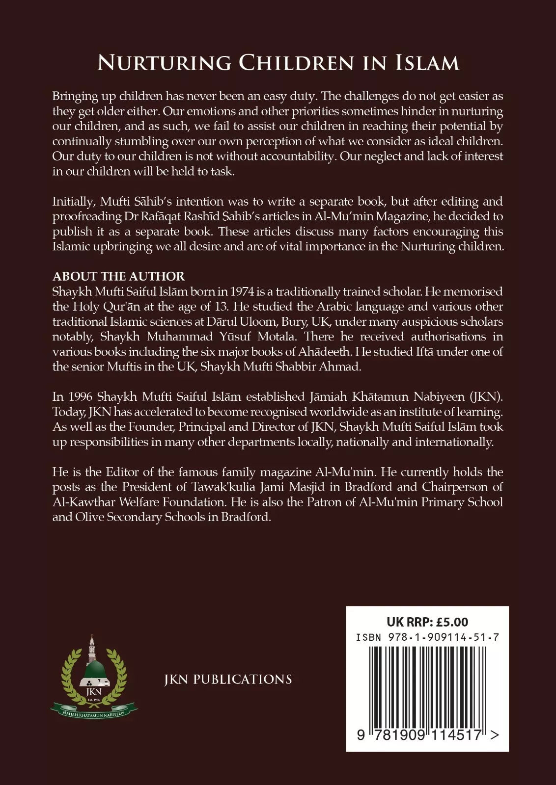 Nurturing Children in Islam