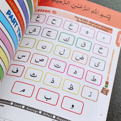 Simple Steps In Qur’an Reading Qaidah (2 Book Set - Ajmi)