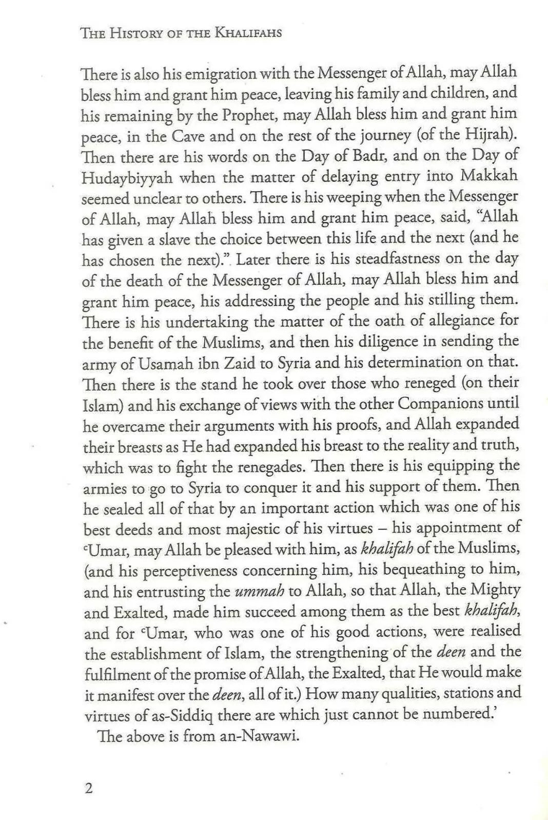 The History of the Khalifahs Who Took the Right Way