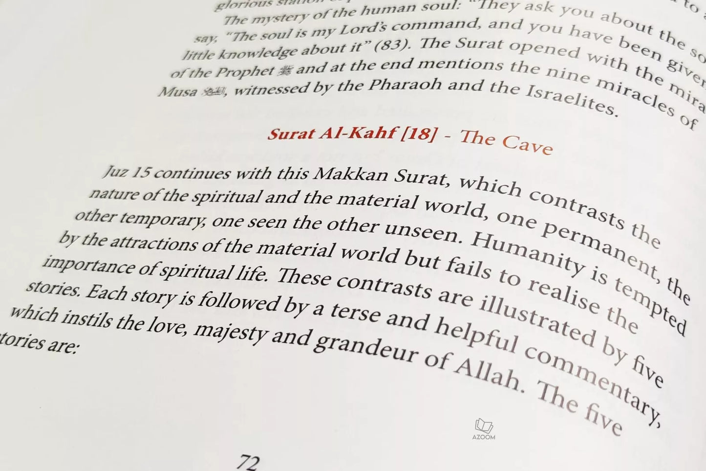 The Majestic Quran – A Summary of the 30 Chapters