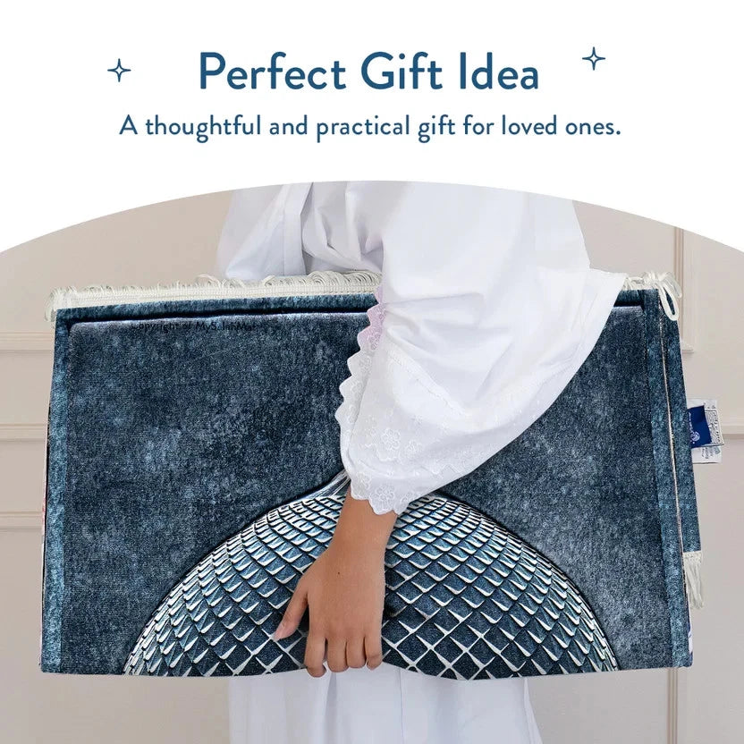 Adult Padded Prayer Mat with Crystal Dome Design