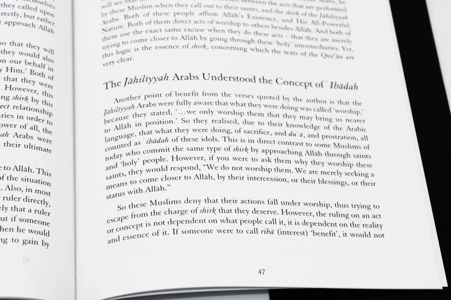 An Explanation of Four Principles of Shirk