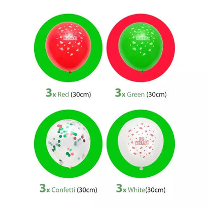 Eid Mubarak Watermelon Decoration Latex Balloons