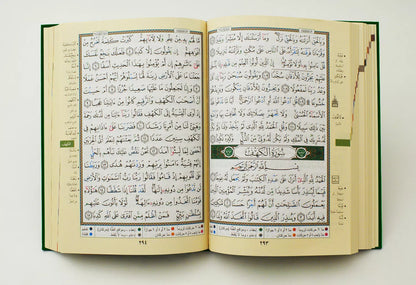 Deluxe Mushaf Tajweed Colour Coded Quran (Small - 10x14cm)
