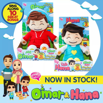 Omar & Hana Talking & Singing Interactive Dolls
