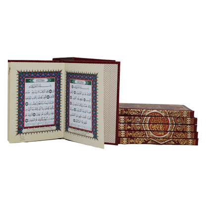 Mushaf Tajweed - Complete Quran in 6 Parts (8.5x12.5cm)