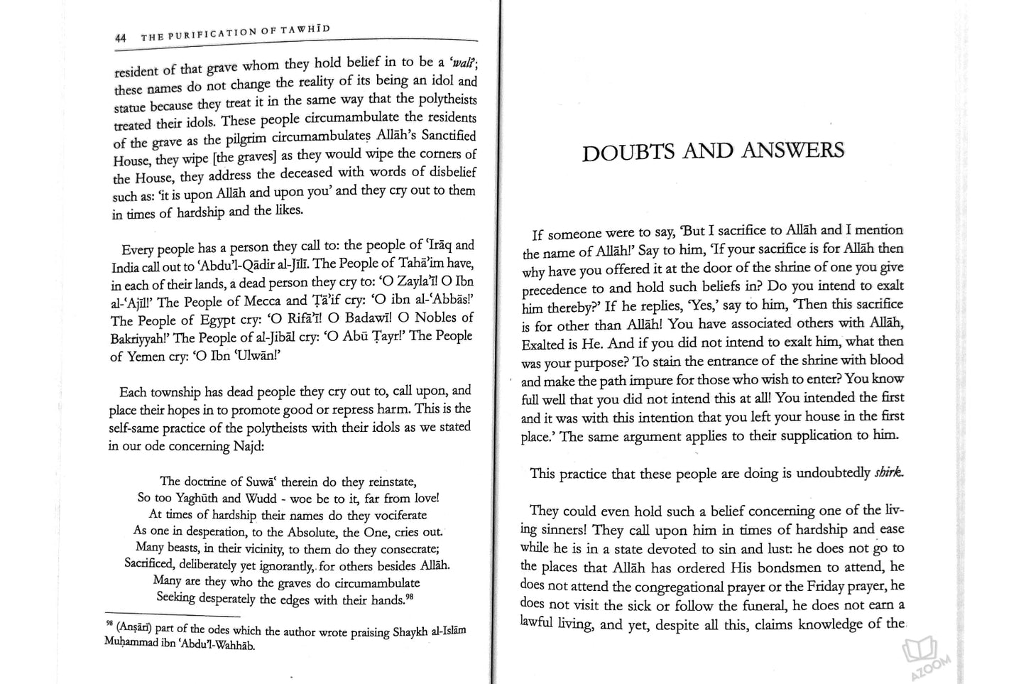 The Purification of Tawhid