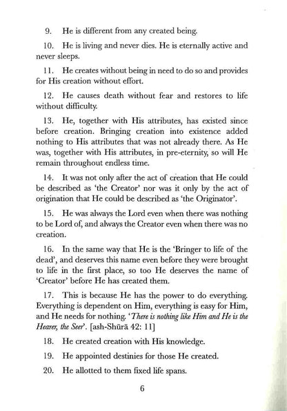 Islamic Belief - Al Aqidah at Tahawiah with Arabic Text