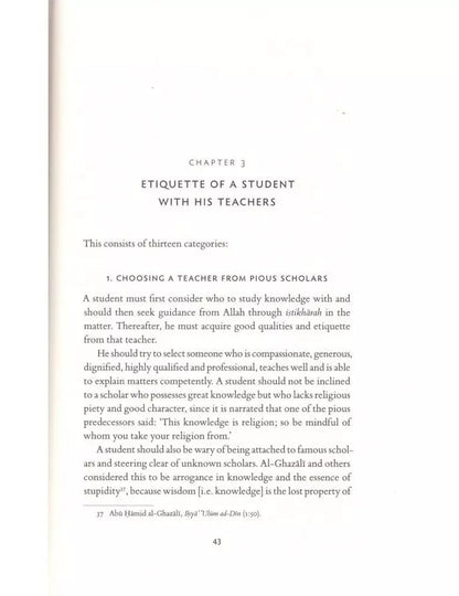 Etiquette of the Learner