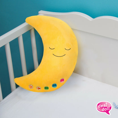 My Quran Moon shaped Pillow with LED Light & Sound