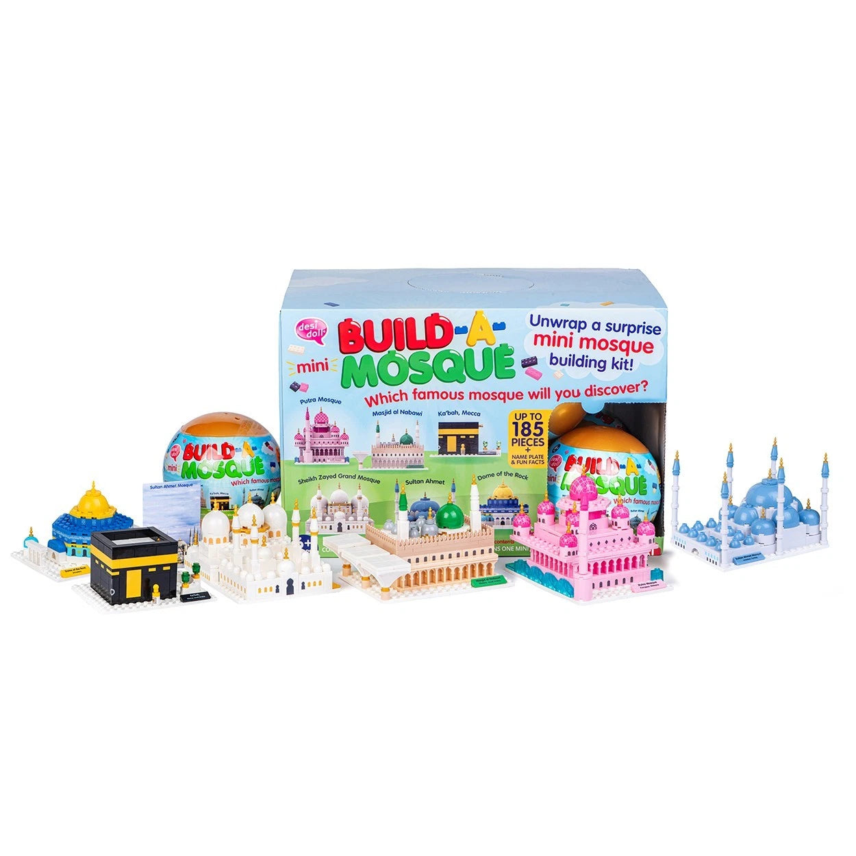 NEW! Build-a-Mosque Mini Surprise Ball Building Kits