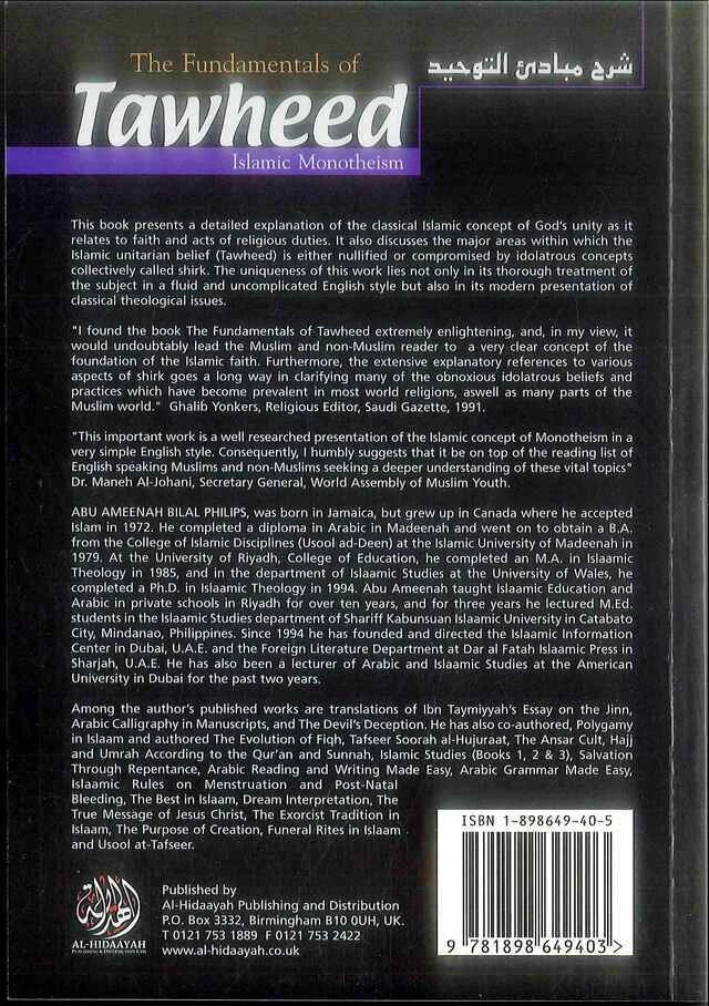 The Fundamentals of Tawheed