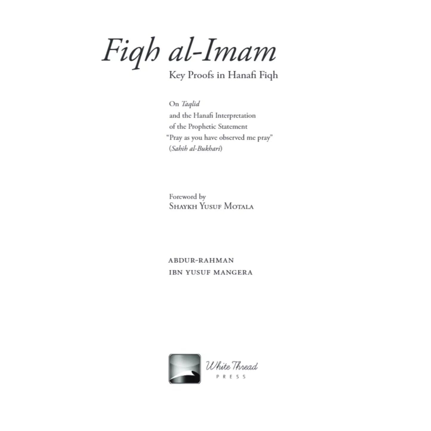 Fiqh al-Imam