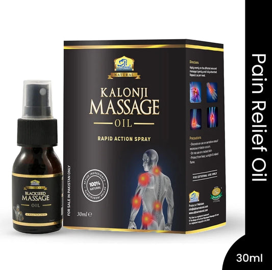 Al Khair Black Seed Kalonji Massage Oil (Rapid Action Spray - 30ml)