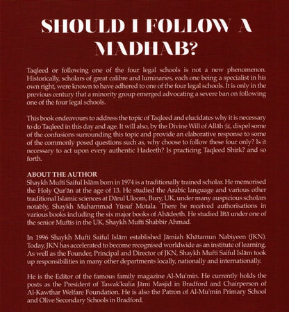 Should I Follow a Madhab?