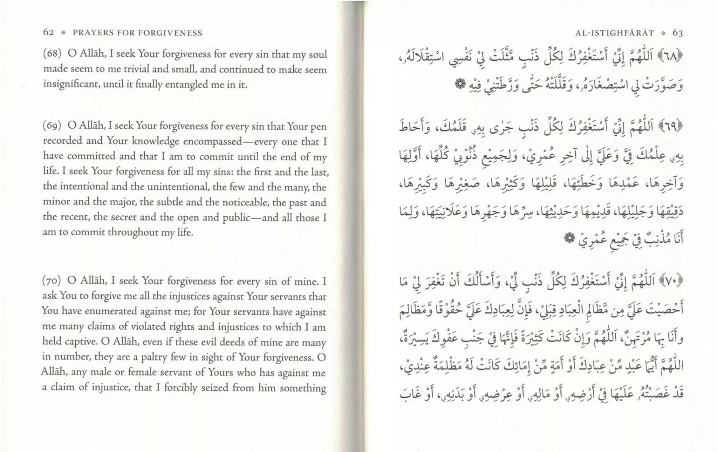 Prayers for Forgiveness